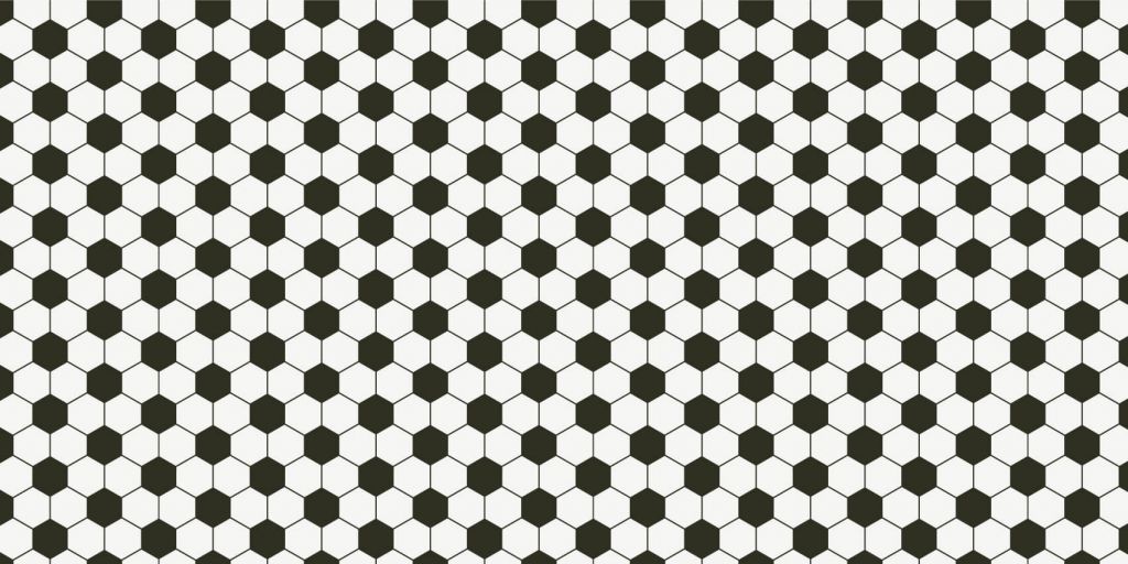 Zwart-witte geometrische veelhoeken