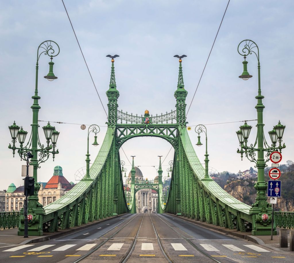 Tramlijn in Budapest