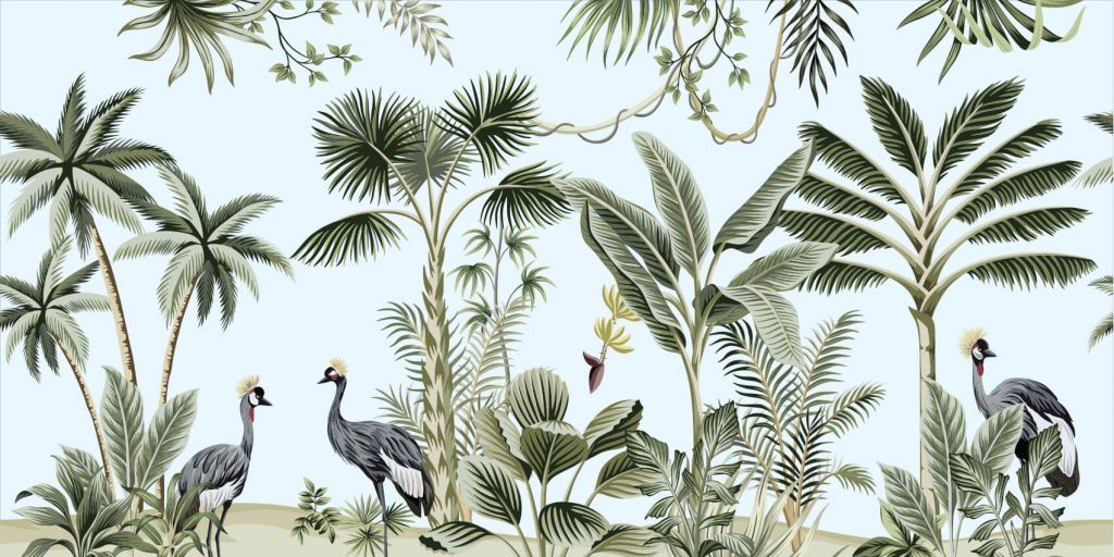 Tropische kraanvogels