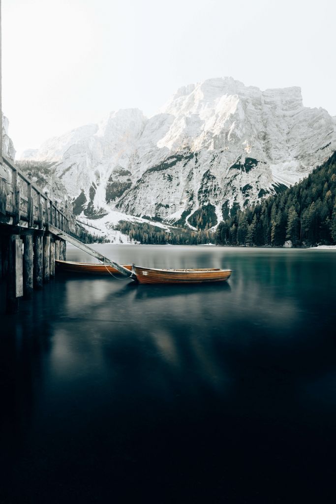 Een bevroren Lago di Braises