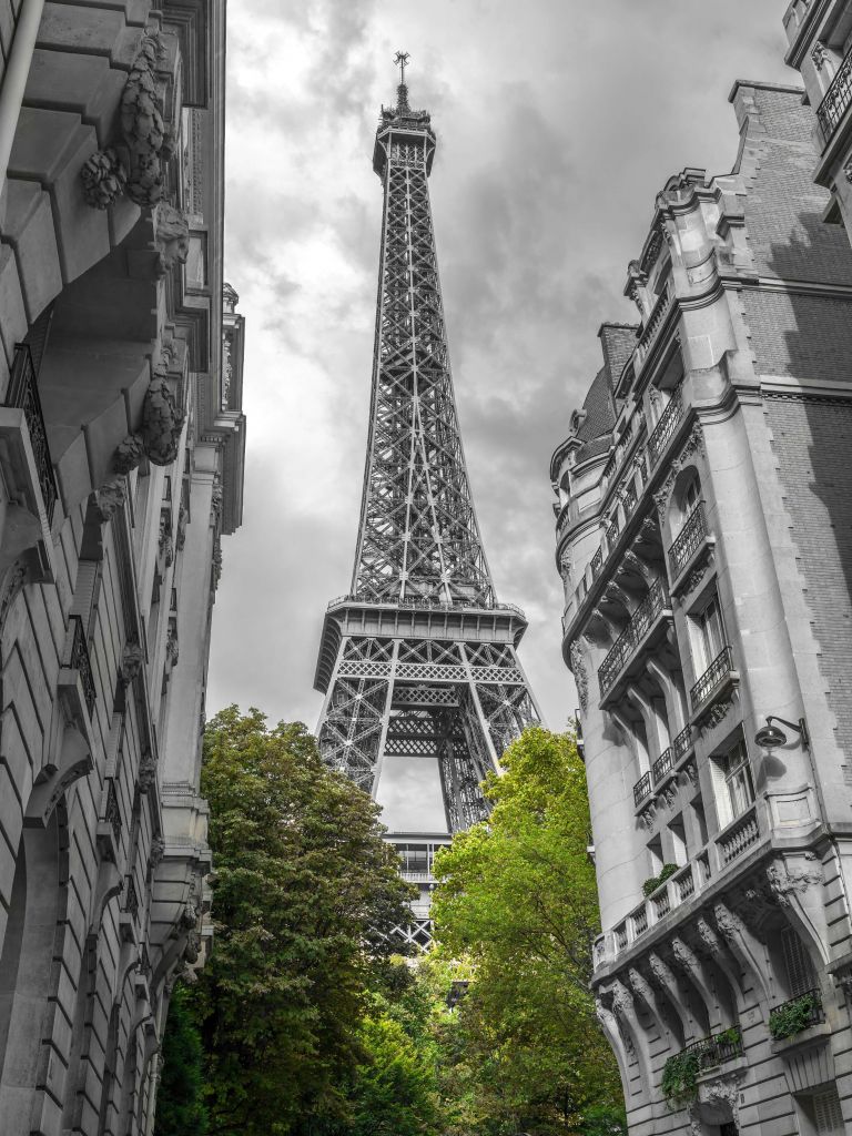 Eiffeltoren zwart-wit