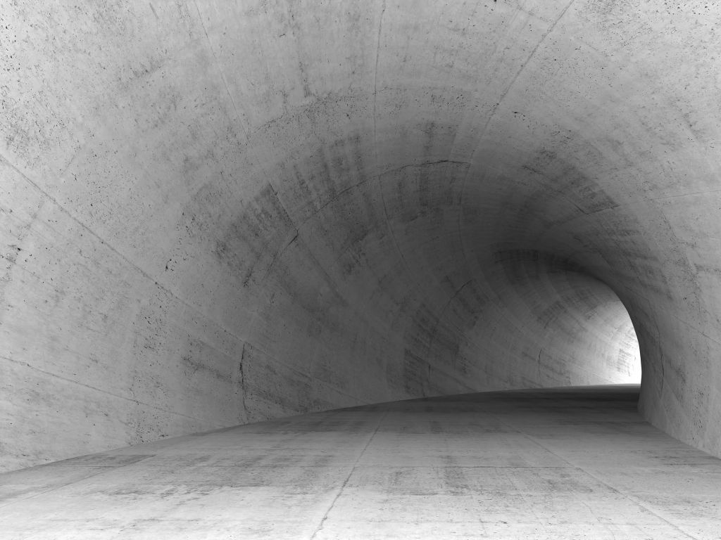 Tunnel van beton