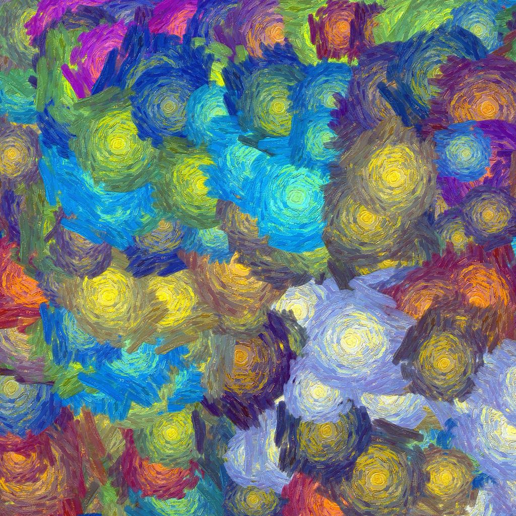 Abstracte bloemen patroon