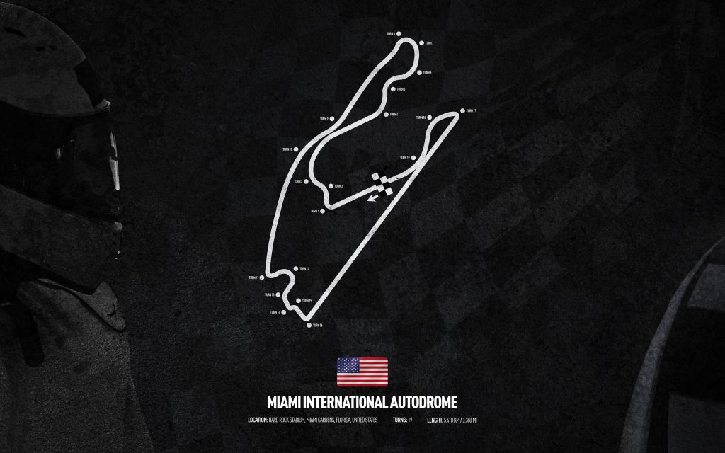 Formule 1 circuit - Miami International Autodrome - United States of America